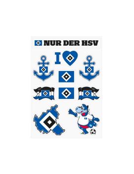 Hamburger SV HSV Aufkleber-Set 10-tlg. DIN A5 (14,8 x 21 cm)